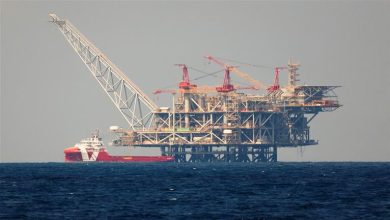 صورة بلومبرج: تدفقات الغاز الإسرائيلي إلى مصر ترتفع 60% هذا الشهر