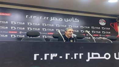 صورة مؤتمرا صحفيا لمدرب الزمالك للحديث عن مباراة أبو سليم بالكونفدرالية
