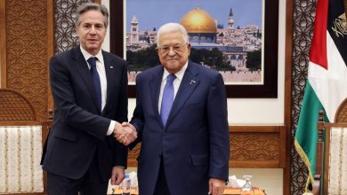 صورة عباس يحذّر من التهجير.. وبلينكن يعد بتدابير ملموسة لإقامة الدولة الفلسطينية  أخبار السعودية
