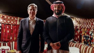 صورة ولي عهد السعودية يؤكد أهمية وقف العمليات العسكرية في غزة