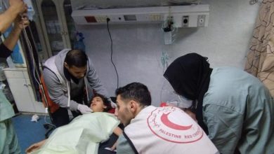 صورة الهلال الأحمر: الاحتلال يعتقل عددا من طواقمنا في مستشفى الأمل بغزة