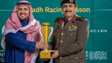 صورة الفريق البسامي يتوج الجواد “اكسبريشنست” بكأس الأمن العام