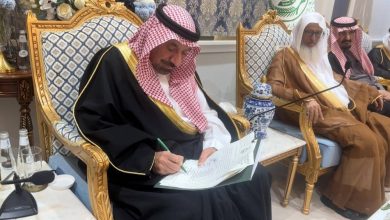 صورة أمير نجران يعتمد وثيقة اتفاق مشايخ نجران على ضوابط العفو والإصلاح  أخبار السعودية