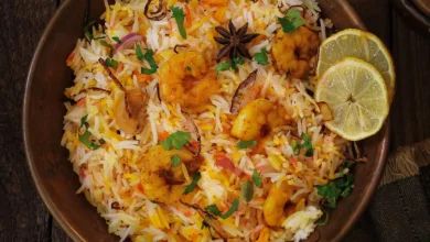 صورة طريقة عمل برياني الروبيان لسفرة رمضان