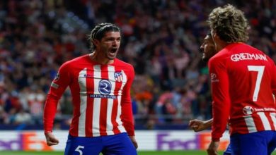 صورة أتلتيكو مدريد يحسم مواجهة الذهاب أمام بروسيا دورتموند بثنائية