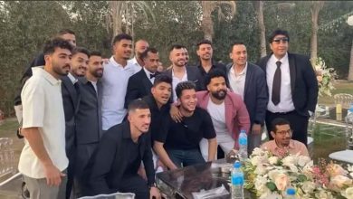 صورة بينهم السعيد.. زفاف لاعب الزمالك بحضور نجوم الفريق (صور)