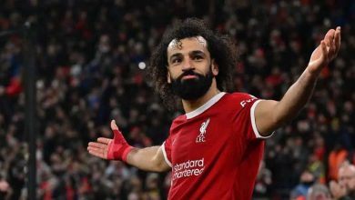 صورة محمد صلاح يستعرض صورا من تدريبات ليفربول