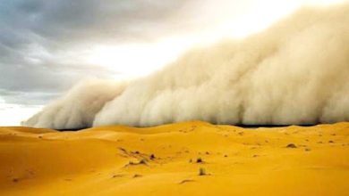 صورة «القارة العجوز» في مرمى الغبار الصحراوي  أخبار السعودية