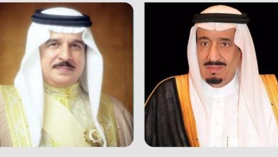صورة خادم الحرمين يتلقى رسالة خطية من ملك البحرين  أخبار السعودية