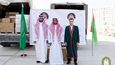 صورة تدشين برنامج هدية خادم الحرمين من التمور لتركمانستان