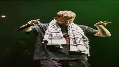 صورة بالكوفية الفلسطينية.. مروان موسى يشعل حفله في هولندا وسط حضور كامل العدد