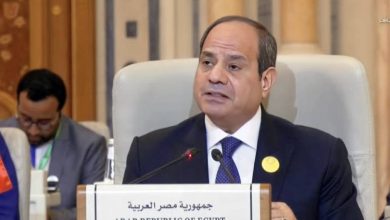 صورة السيسي: إسرائيل تتهرب من التزاماتها ولا إرادة سياسية لإنهاء الصراع مع الفلسطينيين  أخبار السعودية