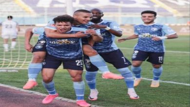 صورة لاعب بيراميدز ينفى بكائه بعد التسجيل في مرمى سموحة