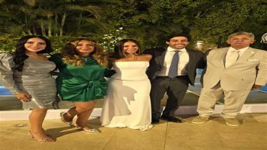 صورة إنجي علاء تنشر صورا من حفل عقد قران شقيقتها