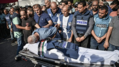 صورة ارتفاع عدد الشهداء الصَّحفيين إلى 244 منذ بداية الحرب على غزة
