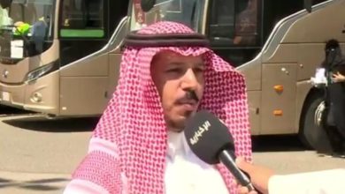 صورة أكثر من 24 حافلة في رحلة الجمعية رقم 7 والمخصصة لأداء العمرة