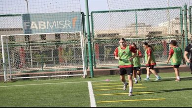 صورة آخر استعدادت فريق كرة الأهلي سيدات لمواجهة الزمالك غدًُا