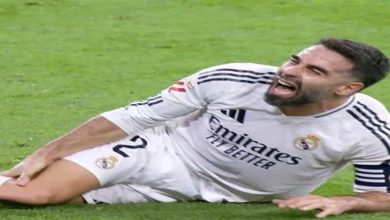 صورة صراخ وبكاء.. صور وفيديو إصابة كارفخال لاعب ريال مدريد الخطيرة