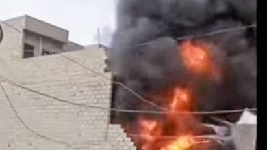صورة لكتابة نجل مالكه منشوراً ينتقد جرائم المليشيا.. الحوثي يحرق منزلاً في إب  أخبار السعودية