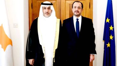 صورة الشبيلي يقدم أوراق اعتماده لرئيس قبرص  أخبار السعودية