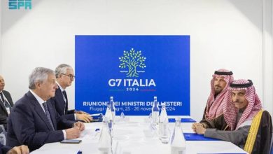 صورة وزير الخارجية يبحث مع نظيره الإيطالي العلاقات الثنائية  أخبار السعودية