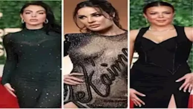 صورة جورجينا جريئة.. 20 صورة للنجمات بفساتين ضيقة في مهرجان البحر الأحمر