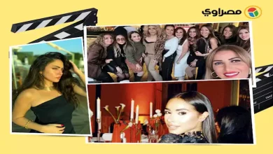 صورة أيه سماحة بفستان أنيق ومحمد سامي في الكواليس ..10 لقطات لنجوم الفن خلال 24 ساعة