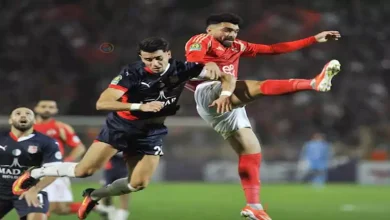 صورة معلق مباراة الأهلي وشباب بلوزداد في دوري أبطال أفريقيا
