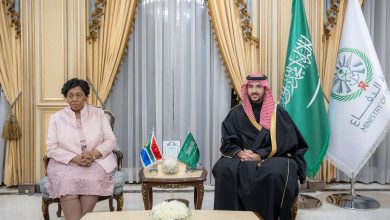 صورة وزير الدفاع يستقبل وزيرة الدفاع والمحاربين القدامى في جنوب أفريقيا