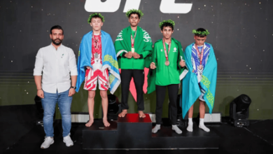 صورة المنتخب السعودي لفنون القتال المختلط رابع الترتيب في بطولة آسيا