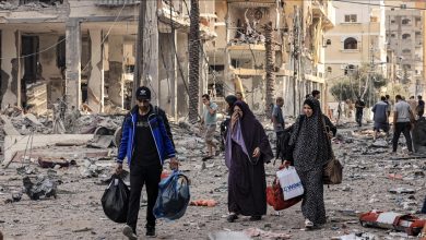 صورة بعد اعتراض قذيفة صاروخية.. الجيش الإسرائيلي يُنذر السكان بإخلاء فوري لمناطق واسعة وجديدة في شمال قطاع غزة