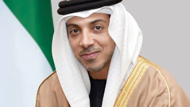 صورة منصور بن زايد يشهد العرس الجماعي لقبيلة الهواشم