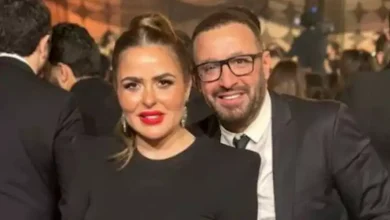صورة أول تعليق من مها الصغير بعد نشر صفحة منسوبة للسقا أنباء عن انفصالهما
