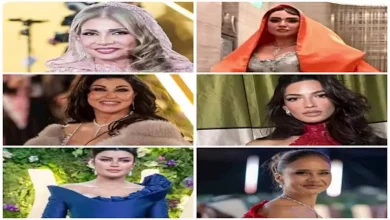 صورة فساتين بغطاء الرأس.. فنانات خطفن الأنظار في Joy awards