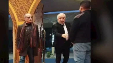 صورة الصور الأولى من عزاء بشير الديك بمسجد الشرطة
