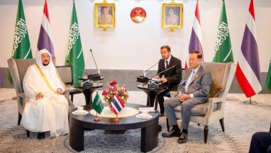 صورة وزير الشؤون الإسلامية يلتقي رئيس البرلمان التايلندي  أخبار السعودية