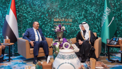 صورة الأمير عبدالعزيز بن سلمان يبحث أوجة التعاون مع وزير الطاقة والنفط السوداني