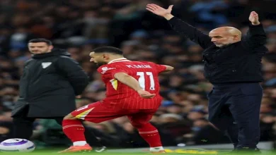 صورة لقاء خاص بين محمد صلاح وجوارديولا بعد مباراة مانشستر سيتي وليفربول (فيديو)