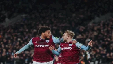 صورة وست هام يفوز على ليستر سيتي في الدوري الإنجليزي