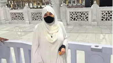 صورة بالفيديو- نهال عنبر تكشف عن رحلتها لأداء مناسك العمرة