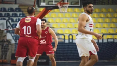صورة الأهلي يفوز على الزمالك بدوري السلة