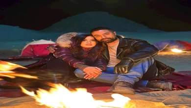 صورة ياسمين عبدالعزيز تنشر صورة مع كريم فهمي من كواليس”وتقابل حبيب”