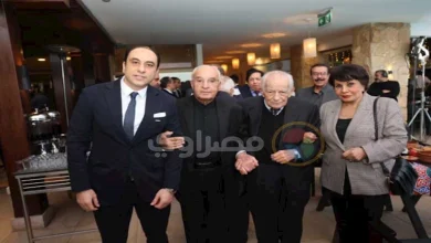 صورة بالصور.. رشوان توفيق وفردوس عبدالحميد وعادل أديب في حفل إفطار محمد عشوب