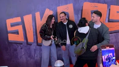 صورة بالصور.. وصول أحمد خالد صالح وزوجته هنادي مهنا العرض الخاص لفيلم “سيكو سيكو”