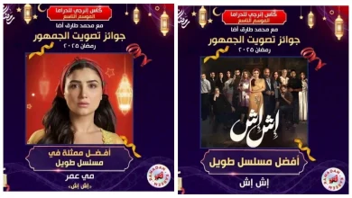 صورة مي عمر أفضل ممثلة و”إش إش” أفضل مسلسل في جوائز كأس إنيرجي للدراما