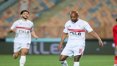 صورة احتفالات شيكابالا بعد هدفه للزمالك أمام موردن سبورت