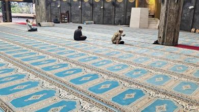 صورة على نفقة المملكة.. فرش أكبر جامع في بانكوك بالسجاد الفاخر  أخبار السعودية