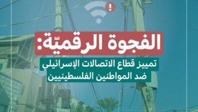 صورة تقرير يكشف التمييز بالبنية التحتيّة للخدمات الرقميّة ضد الفلسطينيّين بالداخل
