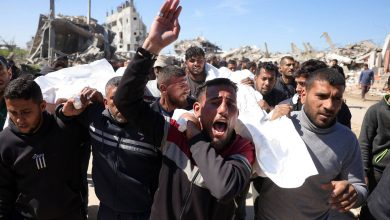 صورة شهداء في قصف للاحتلال على مدينة غزة