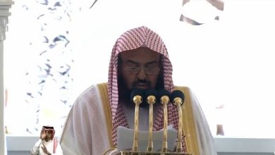 صورة «السديس» في خطبة الجمعة: هذه الأيام المباركة فرصة لمراجعة النفس ونبذ الخلافات والفُرقة